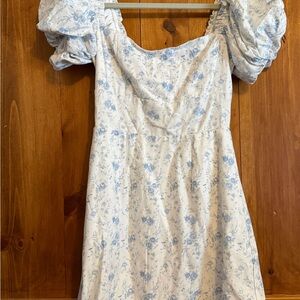 NWT Francesca's blue and white dress sz XS